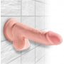 Dildo TPE King Cock Plus z jądrami 20,3 cm - 9
