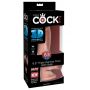 Dildo TPE King Cock Plus z jądrami 20,3 cm - 7