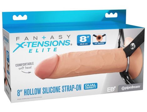 Strap on hollow silikonowy Fantasy X Tensions Elite 21,6 cm - 8