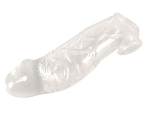 Przedłużka na penisa Crystal Clear TPE 19,2 cm - 4