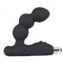 Masażer prostaty Rebel z wibracją czarny 14 cm - 3