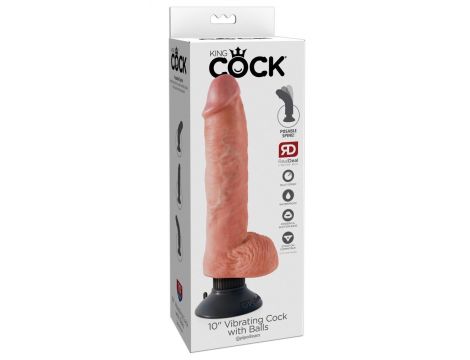 King Cock 10inch Vibr./w.balls - 7