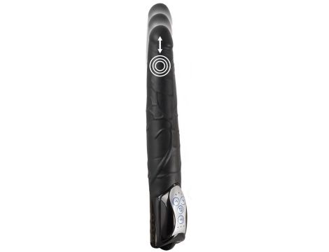 Black Push Thrusting Vibrator - 8