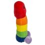 Plush Penis Rainbow 30 cm - 4