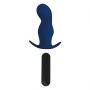 Wibrujący korek analny Alive Gladius niebieski 11 cm - 3