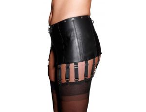 Leather Suspender Belt L