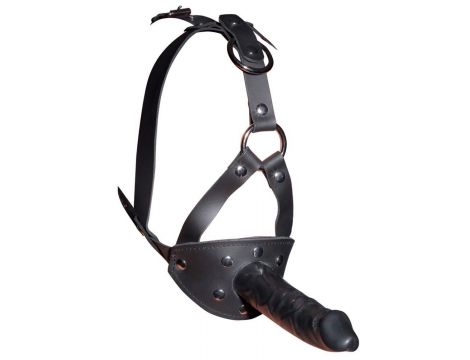 LeatherHead harness with Dildo - 3