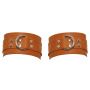 Leather Cuffs natural - 8