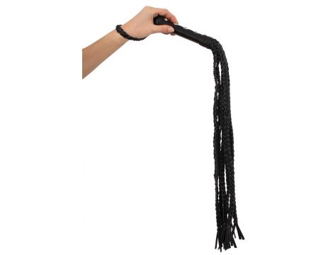 Leather Flogger CatONine - 5