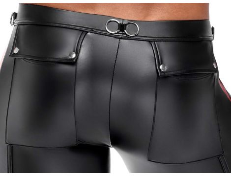 Men's Pants Black/Red L - 8