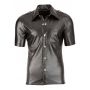 Imitat. Leather Men's Shirt M - 6