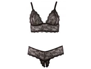Bra and String black 2XL