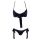 Bra and Briefs black L/XL