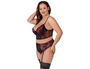 Bra Set black/red 90C/XL