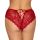 Crotchless panty red S