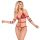 Bad Kitty Strap Body red M