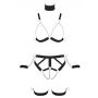 Uprząż bondage Bad Kitty Strap Bikini czarna XL - 7