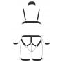 Uprząż bondage Bad Kitty Strap Bikini czarna XL - 6