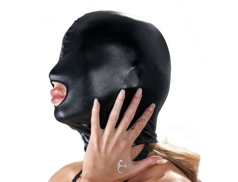 Maska BDSM Bad Kitty czarna poliester - 4