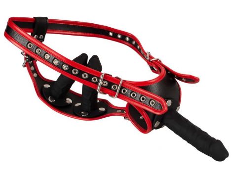 Strap on Bad Kitty z trzema dildo silikonowymi S/M - 6