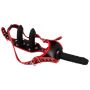 Strap on Bad Kitty z trzema dildo silikonowymi S/M - 3