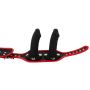 Strap on Bad Kitty z trzema dildo silikonowymi S/M - 6