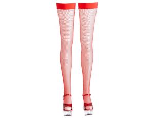 Hold-up Stockings red XL