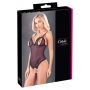 Body erotyczne ouvert z perłami Cottelli LINGERIE M - 9