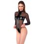 Body erotyczne transparentne Noir Cross M - 2