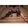 Body erotyczne transparentne Noir Cross M - 3