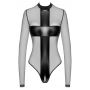 Body erotyczne transparentne Noir Cross M - 7