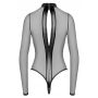 Body erotyczne transparentne Noir Cross M - 9