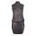 Mini sukienka przezroczysta Cottelli CURVES czarna 4XL