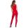 Vinyl Jumpsuit red XS