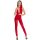 Vinyl Jumpsuit red XL