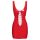 Vinyl Dress red L