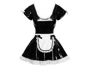 Vinyl Maid's Dress M