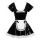 Vinyl Maid's Dress M