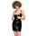 Vinyl Dress Peplum L
