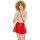 Vinyl Skirt red XL