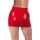 Latex Mini Skirt red M
