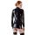 Latex Shirt zip black XL