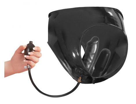 Latex Briefs Pump Dildo XL - 5