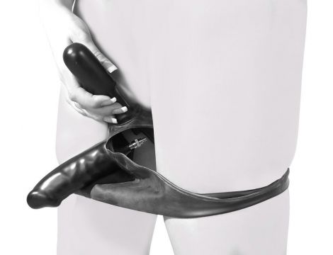 Latex Briefs Pump Dildo XL - 3
