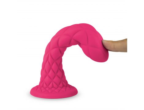 Dildo termoreaktywne Dreamy Silexd Fantasy Line różowe 18 cm - 4
