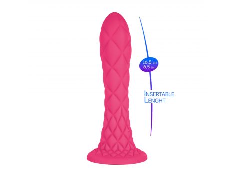 Dildo termoreaktywne Dreamy Silexd Fantasy Line różowe 18 cm - 5