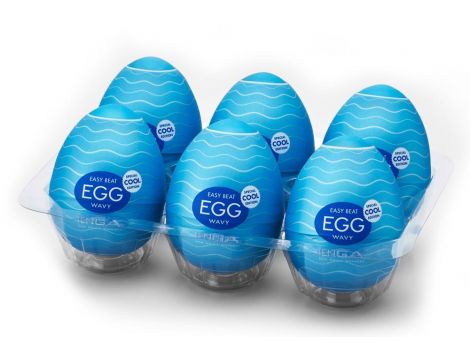 Tenga Egg Wavy II Cool 6pcs. - 6