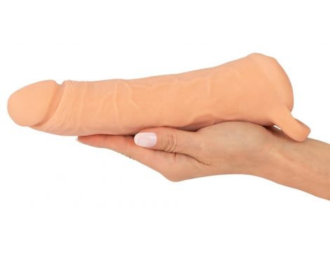 Realistyczny masturbator z extenderem Nature Skin Large 23,8 cm - 8