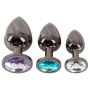 ANOS Metal Butt Plug Set Diamo - 2