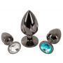 ANOS Metal Butt Plug Set Diamo - 7